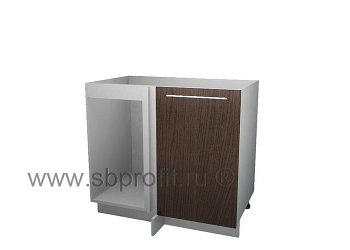 Стол под мойку угловой с фасадом 90