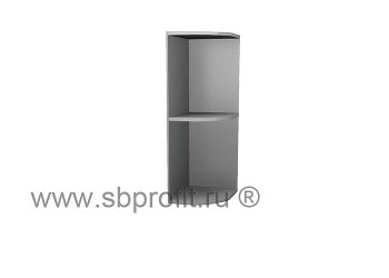 Шкаф терминальный открытый скругленный 25