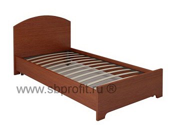 Кровать односпальная со спинкой
