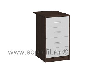 Тумба офисная приставная, 4 ящика