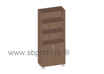 Шкаф книжный широкий полуоткрытый (без топа)