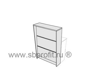 Прямой модуль на 800мм
