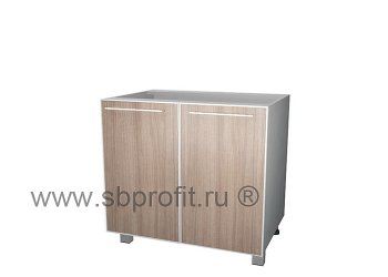 Стол рабочий двухдверный 85