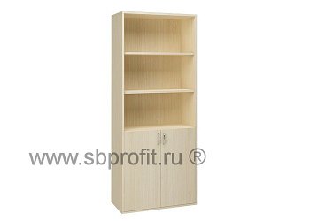 Шкаф для бумаг широкий высокий полуоткр