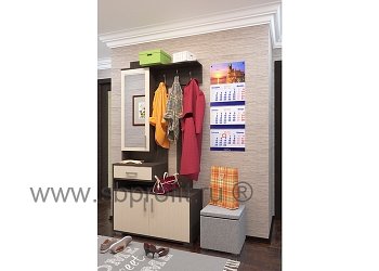 Прихожая с зеркалом