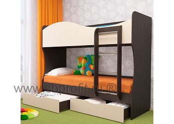Кровать КУЗЯ 2-х ярусная