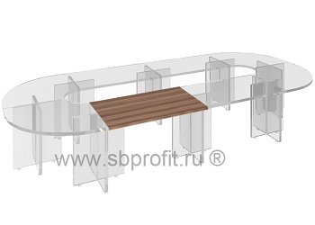 Столешница модульного стола прямая