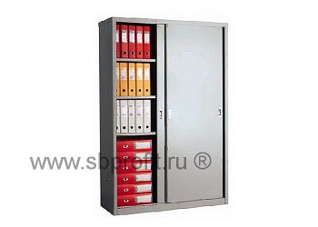 Шкаф-купе, 4 полки, (75 папок)