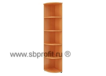 Стеллаж угловой высокий, 4 полки