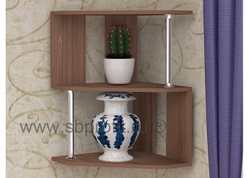 Полка угловая навесная