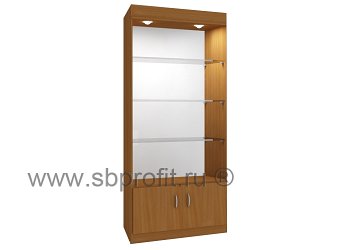 Торговая витрина с подсветкой