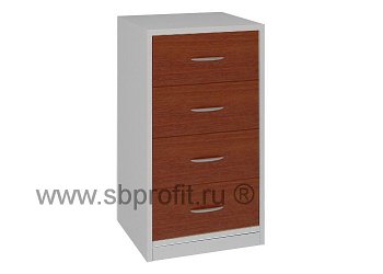 Тумба офисная приставная, 4 ящика