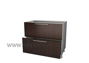 Стол с двумя ящиками 90