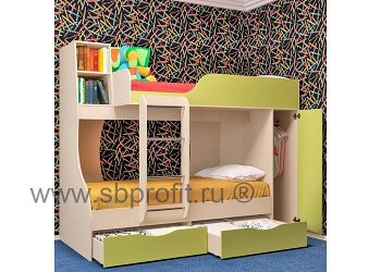Кровать Башмачок 2-х ярусная