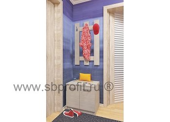 Прихожая с закрытой тумбой