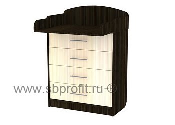 Комод пеленальный  4 ящика *рол.направ