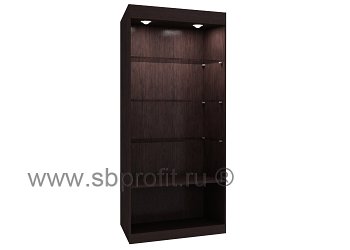 Торговая витрина с подсветкой