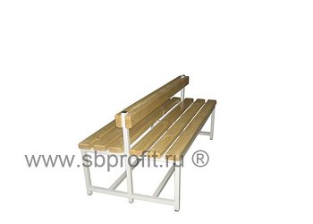 Банкетка со спинкой, двусторонняя