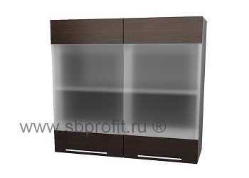Шкаф витрина двухдверный  100
