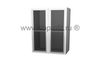 Шкаф витрина двухдверный  70