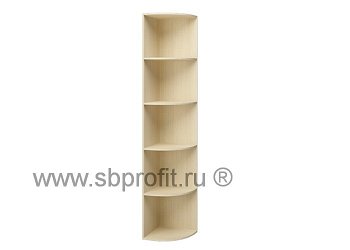Стеллаж угловой высокий, 4 полки