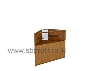 Торговый прилавок стеклянный угол наружный