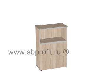 Шкаф широкий средний полуоткрытый