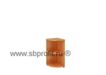 Стеллаж угловой низкий, 1 полка