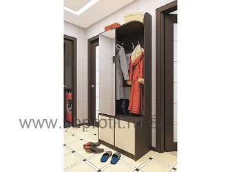 Прихожая с зеркалом