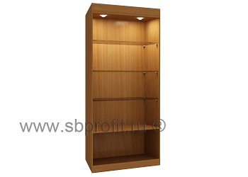 Торговая витрина с подсветкой