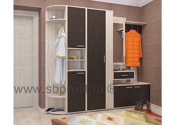 Рассвет, модульный комплекс в прихожую (СПУ-4, ПП-3, ПР-11, Манго)  комплект