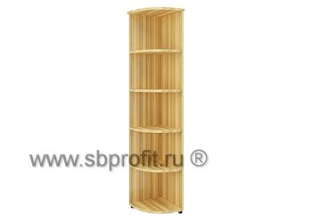 Стеллаж угловой высокий, 4 полки