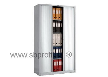 Шкаф двухств.,двери жалюзи, открыв вбок