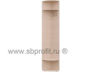 Стеллаж угловой с крючками и полками