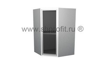 Шкаф витрина угловой  50\50
