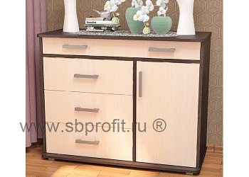 Комод  4 ящика + дверца *рол.направ