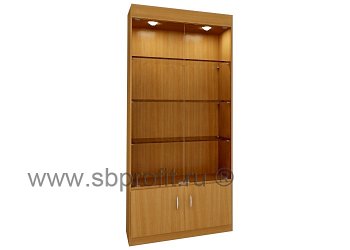 Торговая витрина с подсветкой