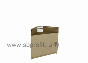 Торговый прилавок стеклянный угол наружный