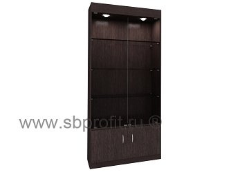 Торговая витрина с подсветкой