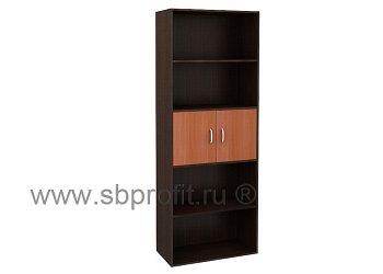 Шкаф для бумаг широкий высокий полуоткрытый