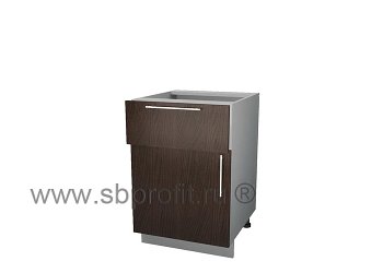 Стол с 1 ящиком и 1 дверью 55