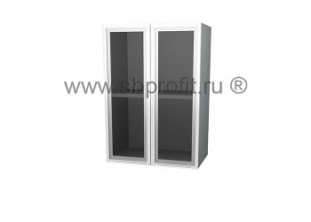 Шкаф витрина двухдверный  60