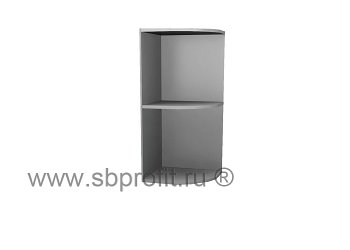 Шкаф терминальный открытый скругленный 35