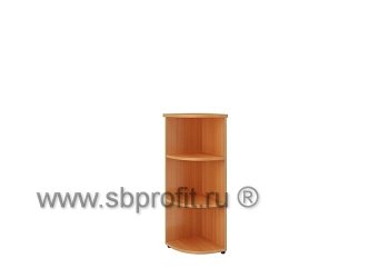 Стеллаж угловой средний, 2 полки