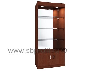 Торговая витрина с подсветкой