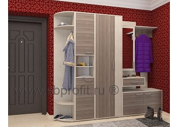 Рассвет, модульный комплекс в прихожую (СПУ-4, ПП-3, ПР-11, Манго)  комплект