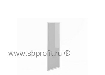 Дверь средняя стеклянная в алюм рамке 1 шт