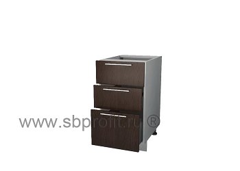 Стол с тремя (2м + 1б) ящиками  45