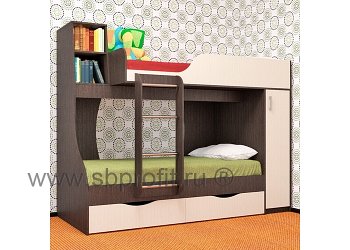 Кровать Башмачок 2-х ярусная