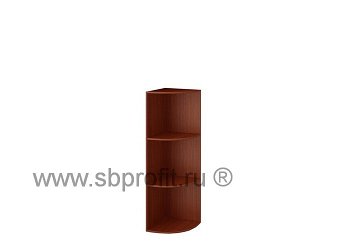 Стеллаж угловой средний, 2 полки